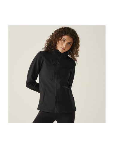 REG-TRA702-Womens Venturer 3-Layer Printable Hooded Softshell Jacket